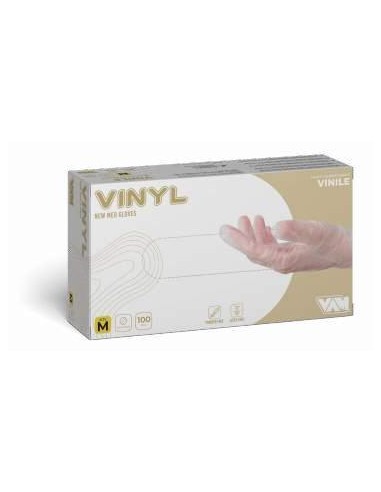 Guanti in Vinile Senza Polvere -...