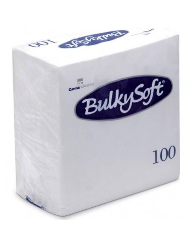 Tovaglioli 24x24 Bianco - 100 Pezzi