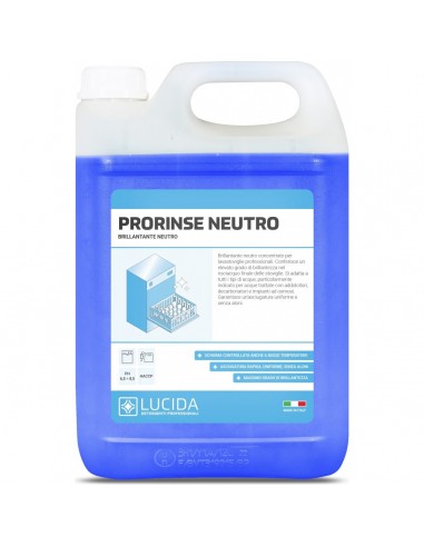 Prorinse Neutro Brillantante - 5 Litri