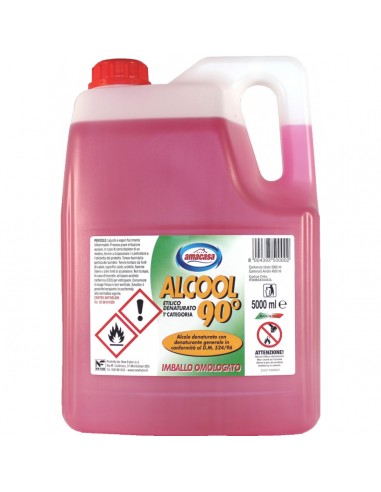 Alcool Denaturato 90° - 5 Litri