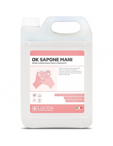 Ok Sapone Mani Bianco Perlato - 5 Litri