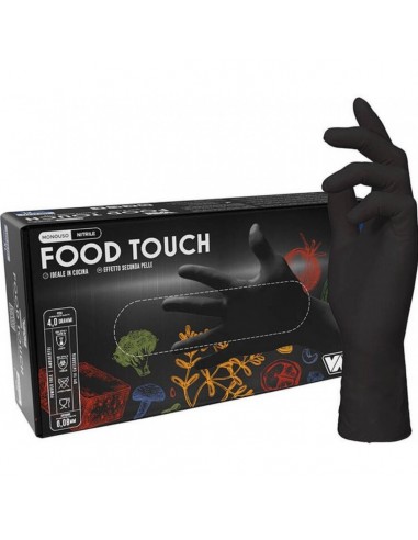 Guanti in Nitrile Senza Polvere Food...