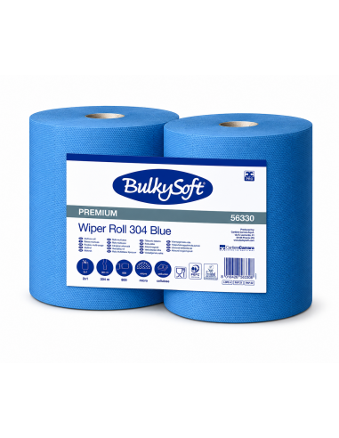 2 BOBINE MICROGOFFRATA BLU - 304